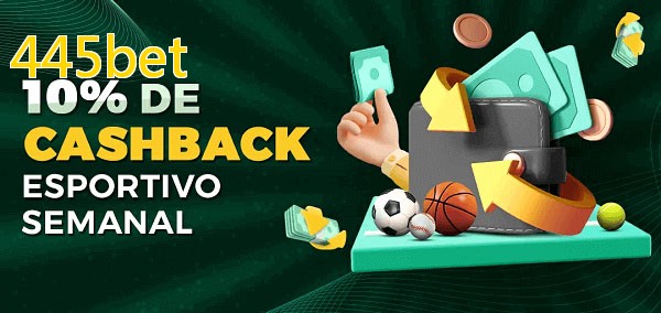 10% de bônus de cashback na 445bet